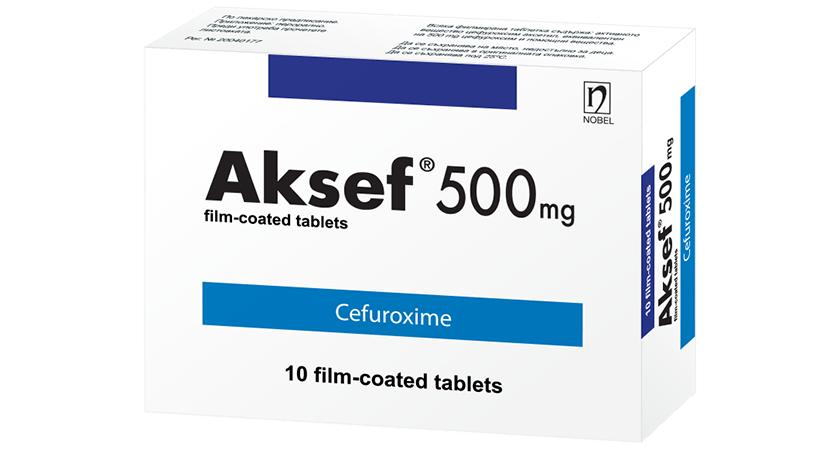 Aksef 500mg 10 Tablet