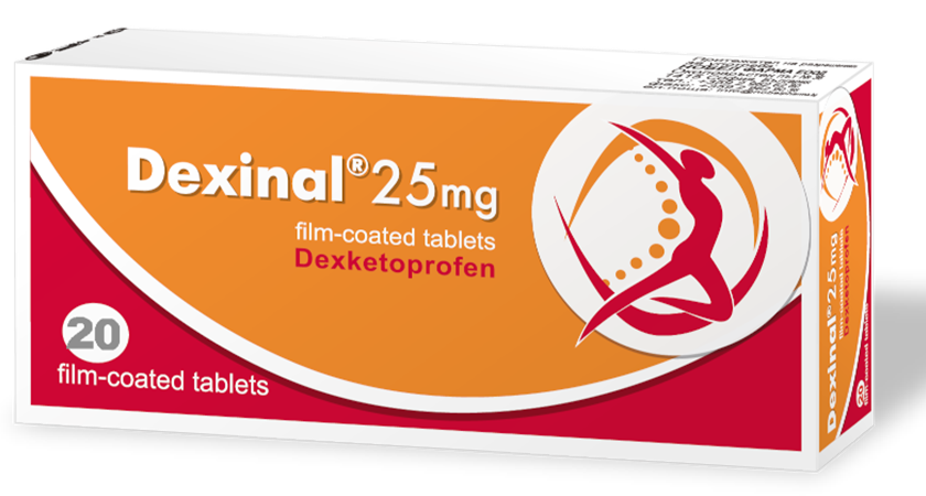 Dexinal 25mg 20 film-coated tablets