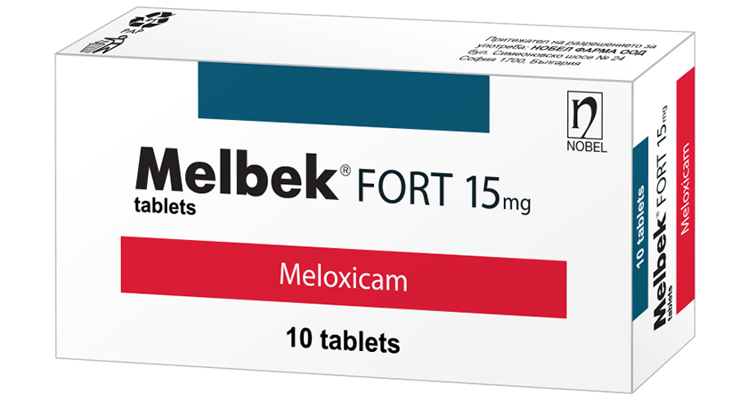 Melbek FORT 15mg 10 Tablets