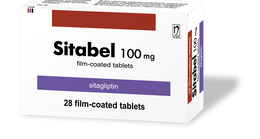 Sitabel 100mg 28 film - coated tablets