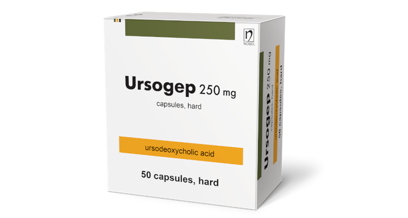 Ursogep 250 mg 50 hard capsules