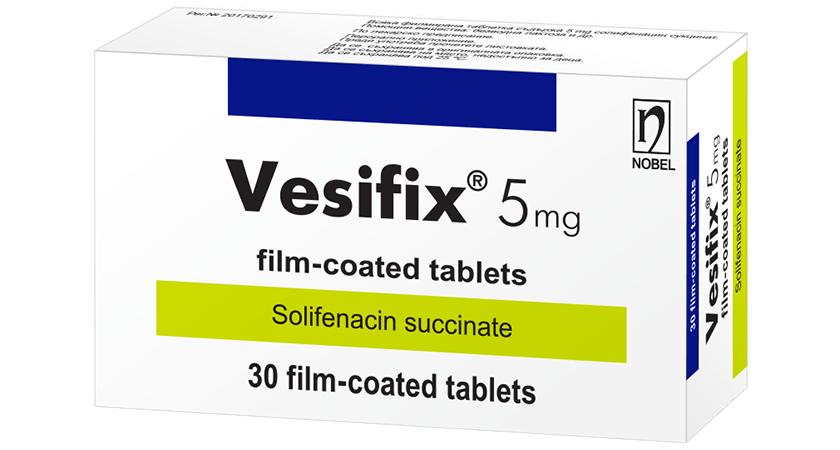 Vesifix 5mg 30 Film Coated Tablets