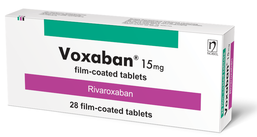 Voxaban 15 mg 28 film-coated tablets