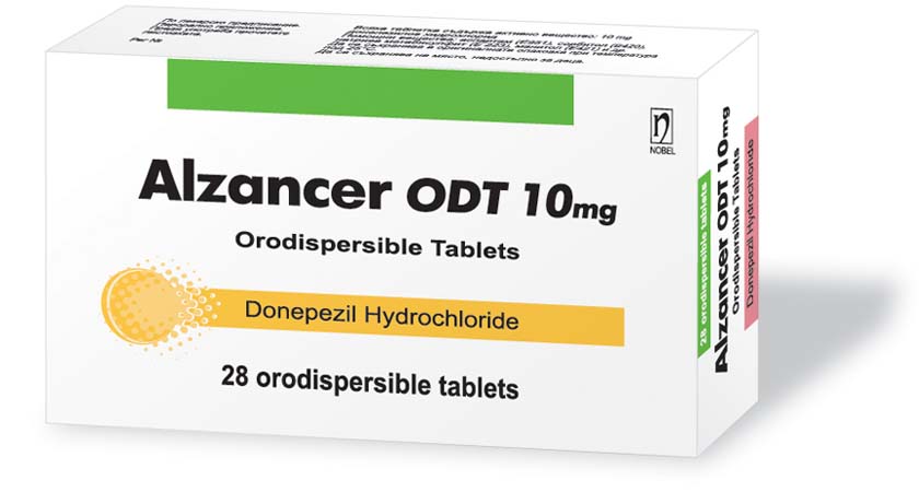 Алзанцер ОДТ 10 mg орально диспергируемые таблетки 28