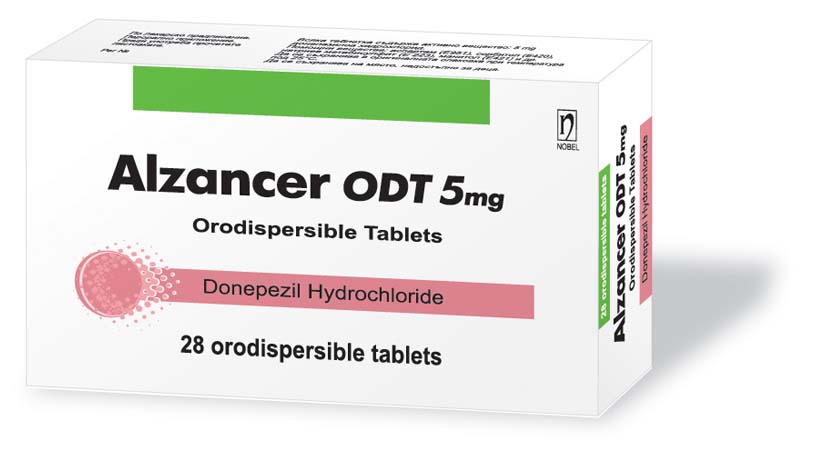 Алзанцер ОДТ 5 mg орально диспергируемые таблетки 28