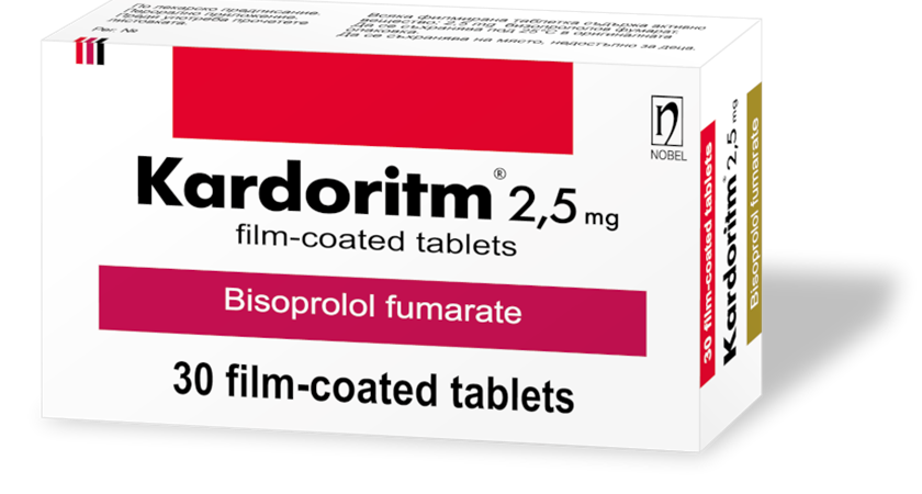 Кардоритъм 2,5 mg филмирани таблетки