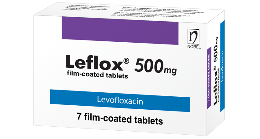 Лефлокс 500 mg 7 филмирани таблетки
