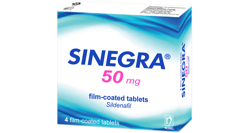 Синегра 50 mg 4 филмирани таблетки