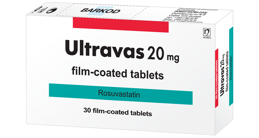 Ултравас 20 mg 30 филмирани таблетки